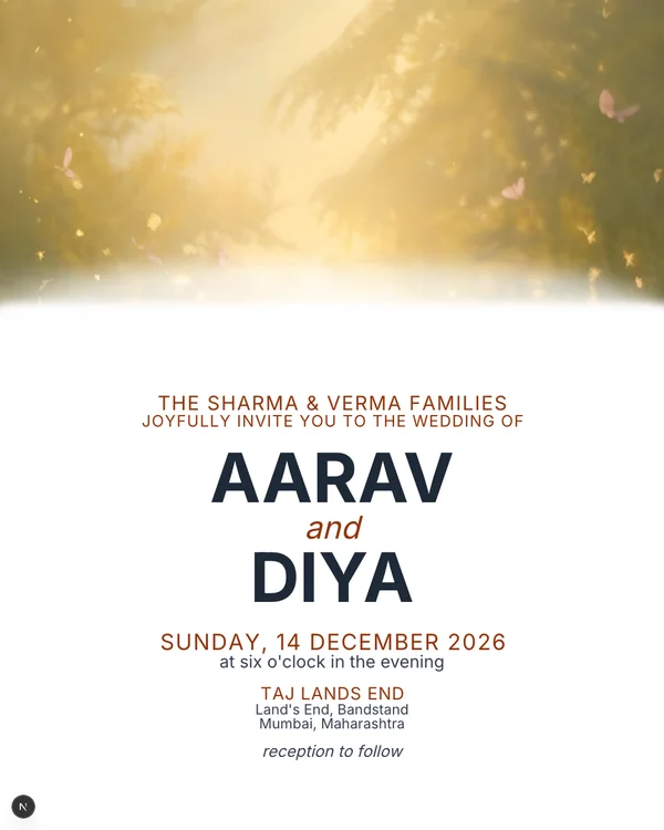 Fantasy Love Wedding Invitation