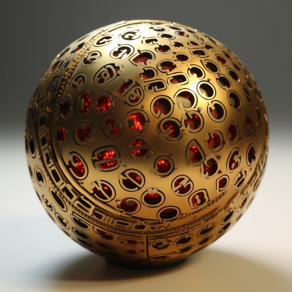 Pi number ratio ball