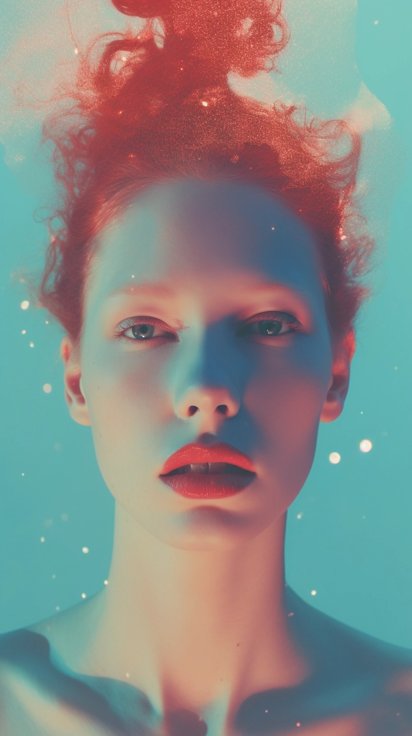 Vogue cover, asterism brain, elegant, graceful, Neil Krug