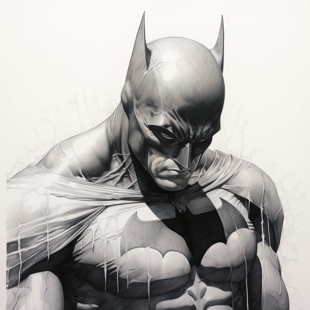 Batman drawn by Takehiko Inoue
