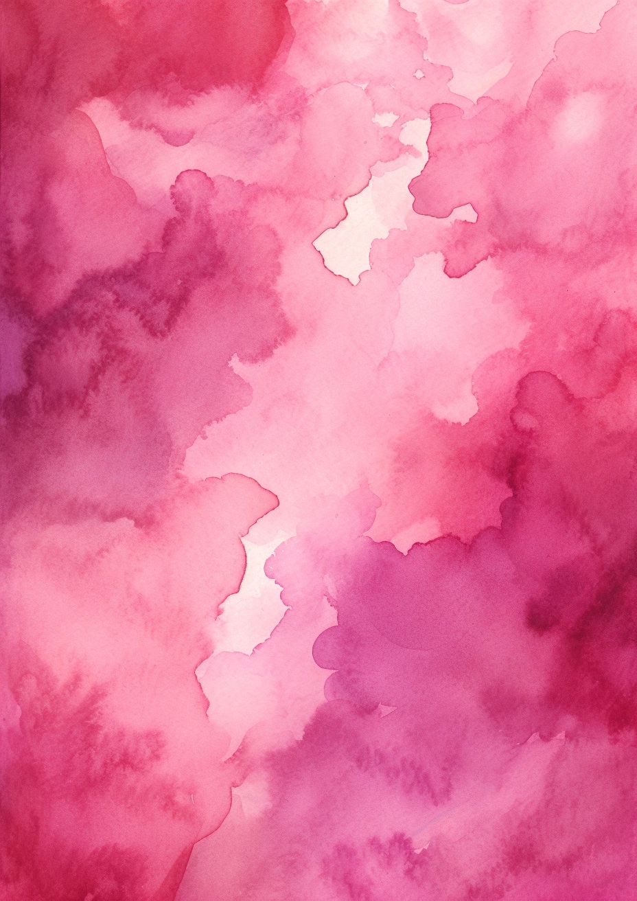 Abstract dark pink watercolor background.