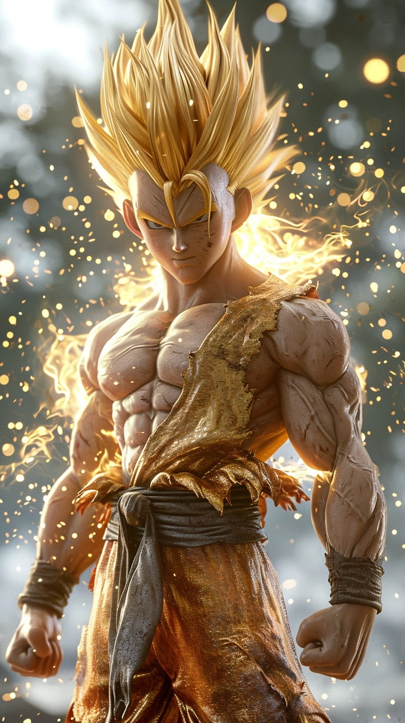 Dragon ball Super Saiyan 2 Wukong , unreal engine,