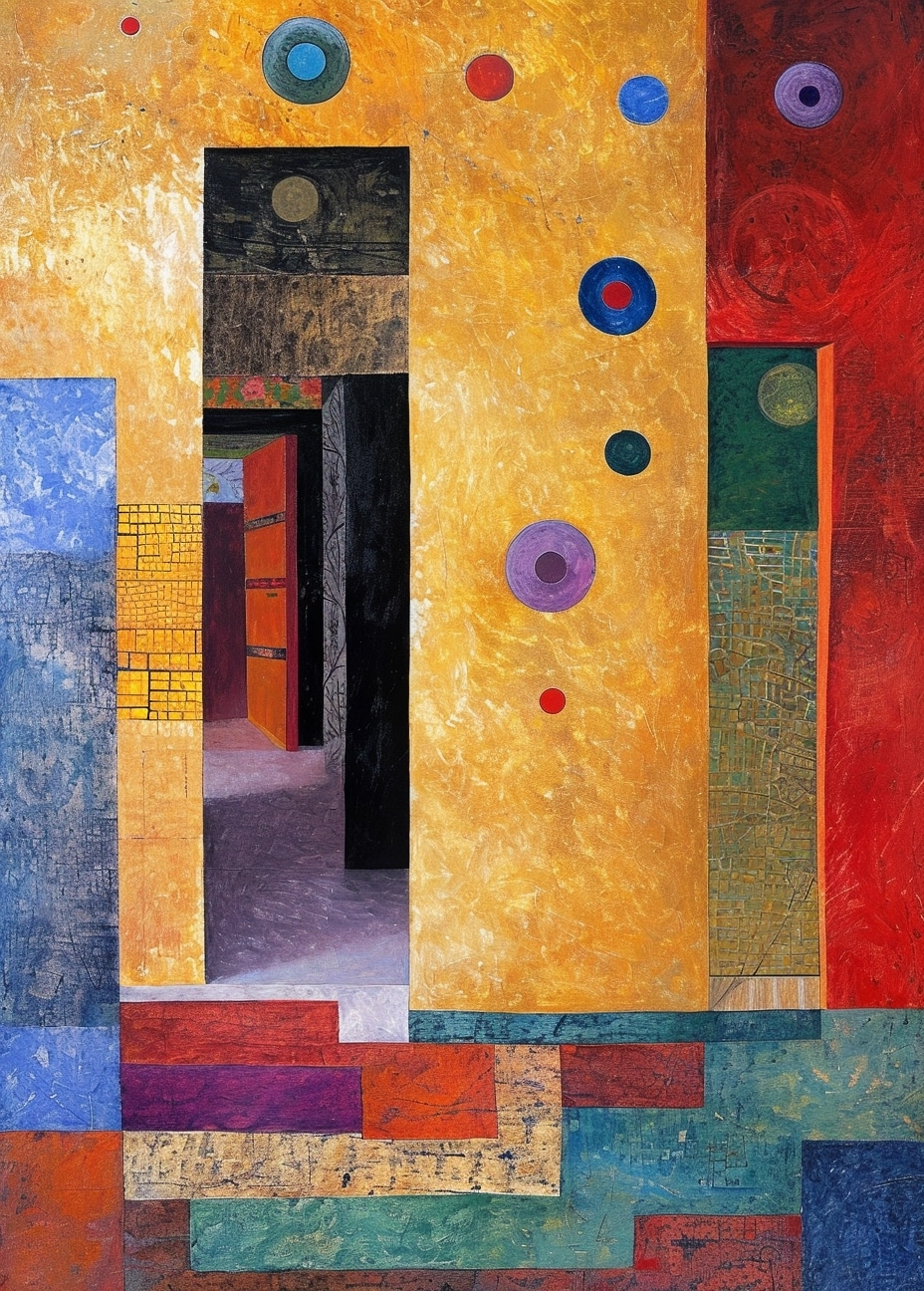Gustav Klimt Westwood, in morandi color style