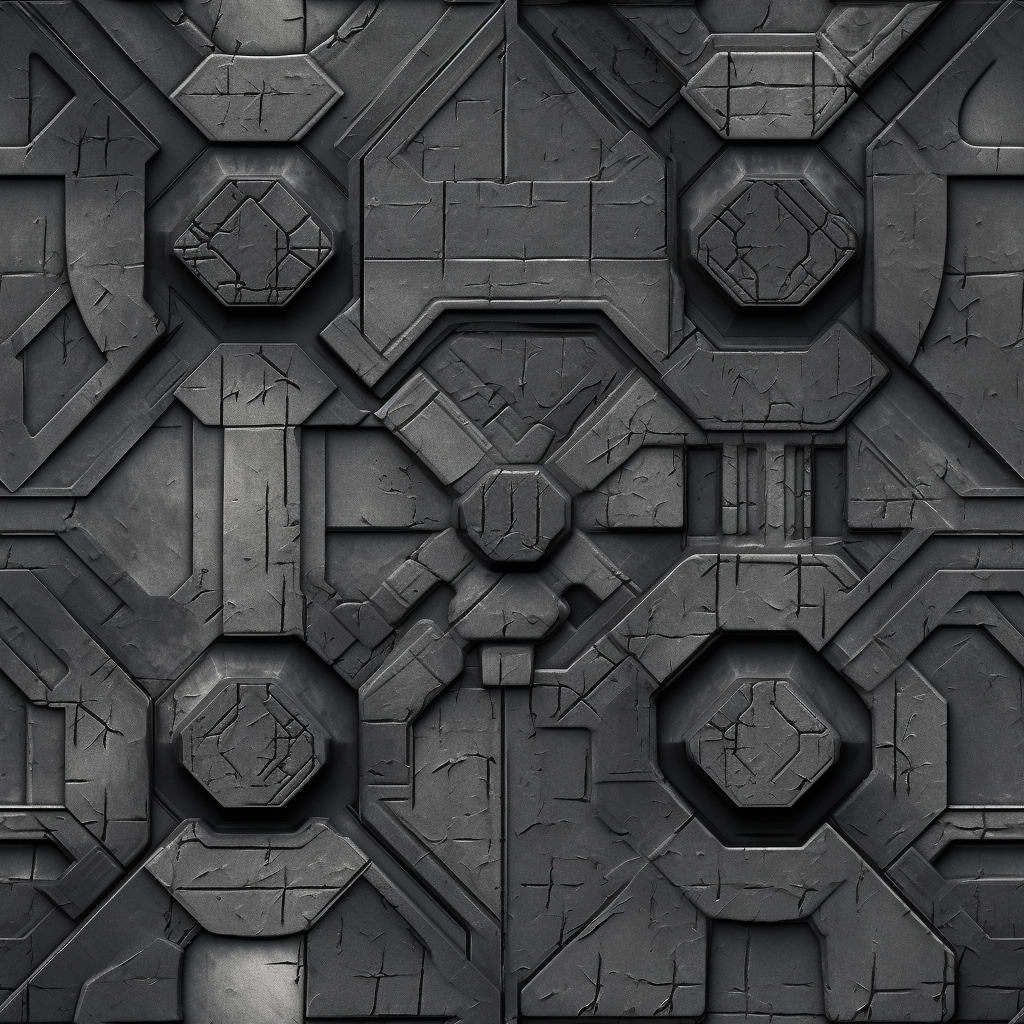 Star wars aesthetics, hull plates Texture, greyscale