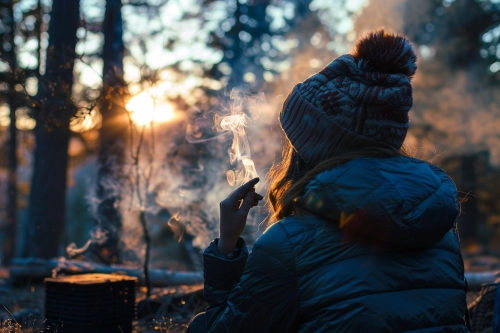 teaser image for an article that smoking weed is allowed at camp grounds