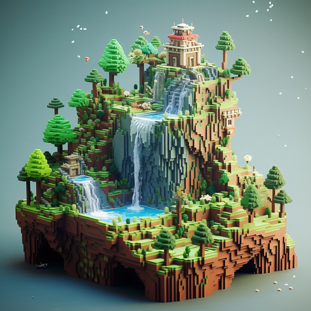 Minecraft pixel art  