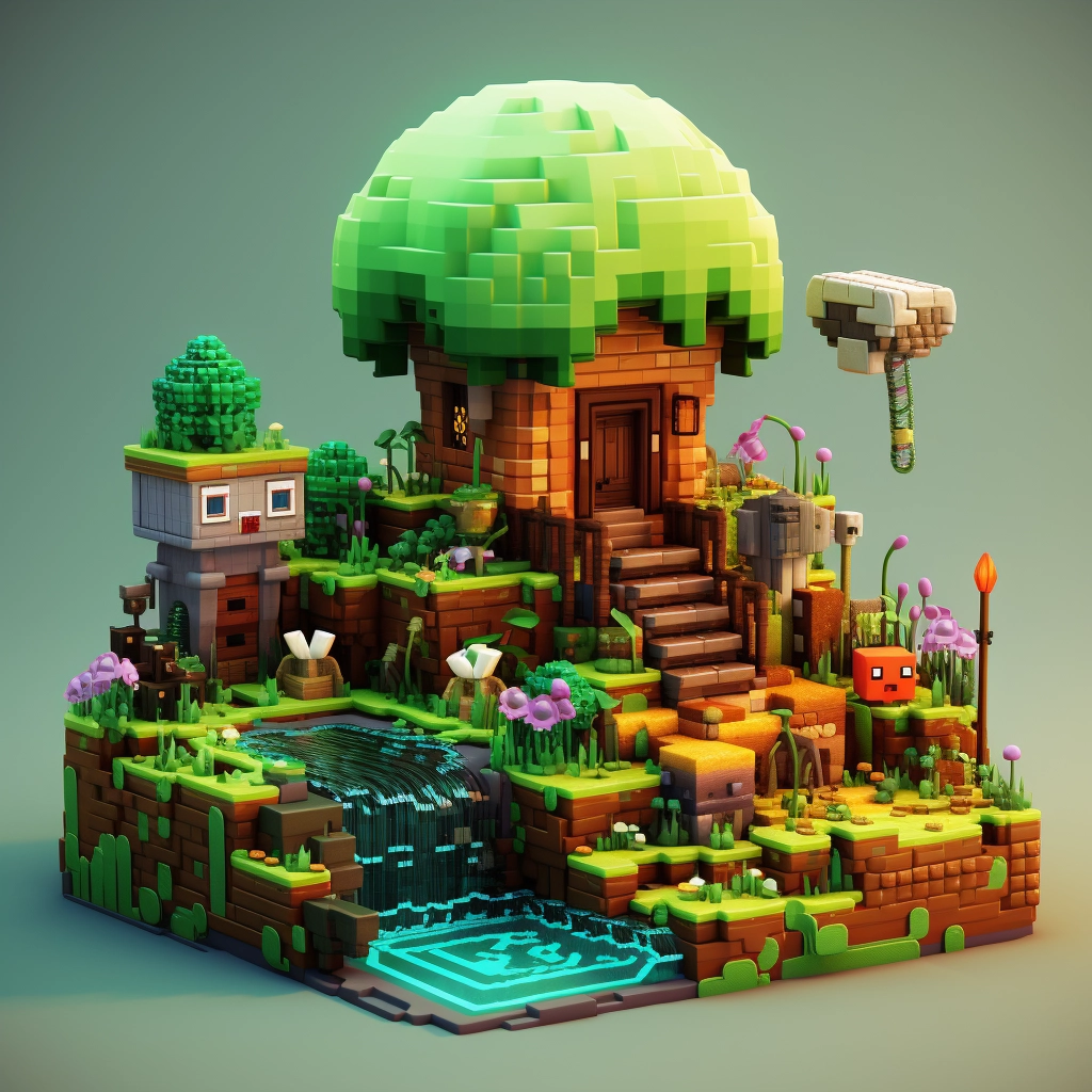 Minecraft pixel art