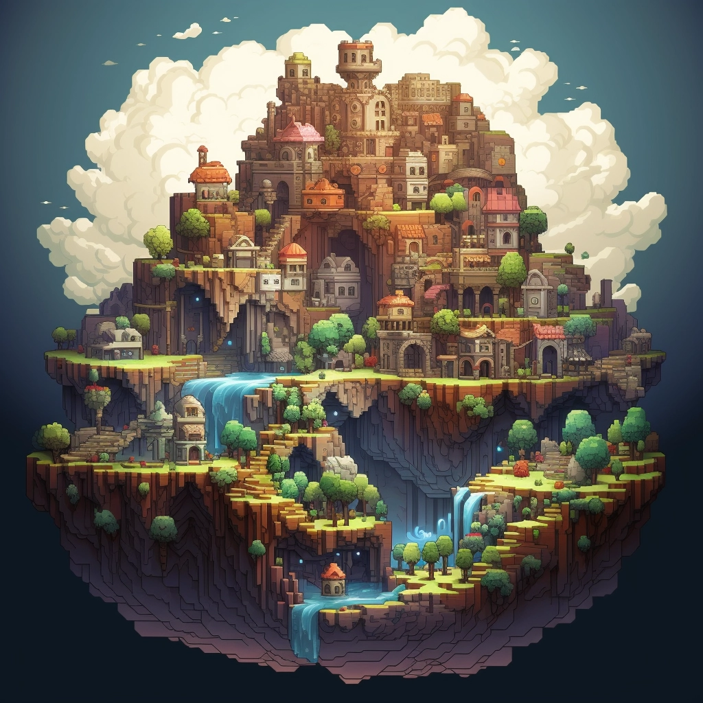 Minecraft pixel art