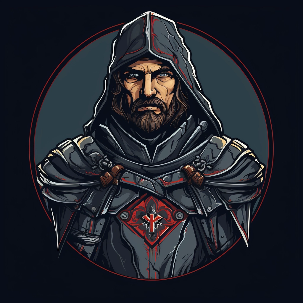 Dark medieval loyalist 2d vector png  