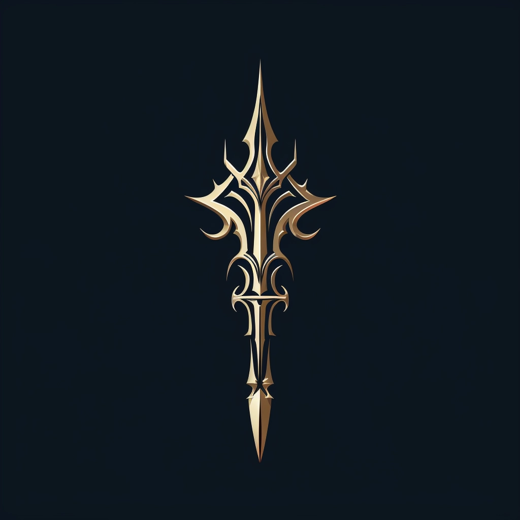 Excalibur 2d vector logo  