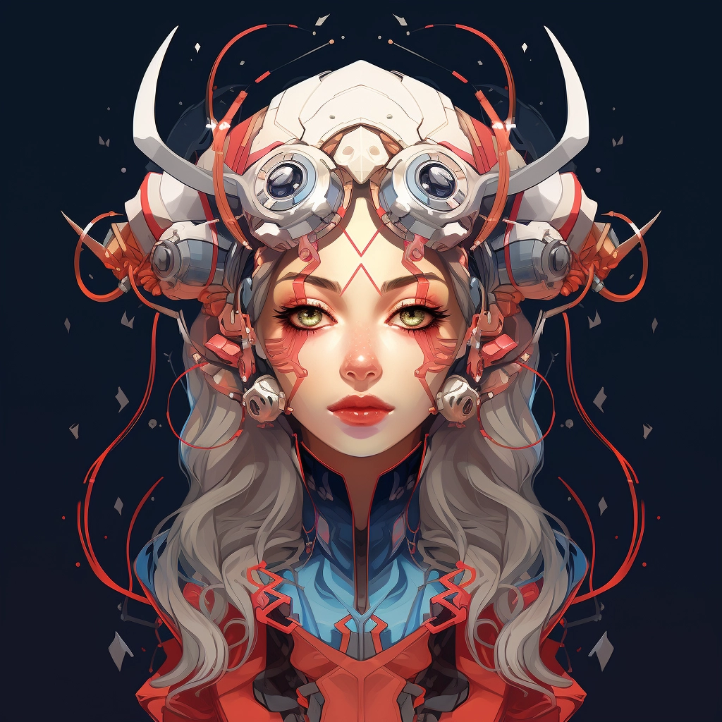 Anime symmetry  