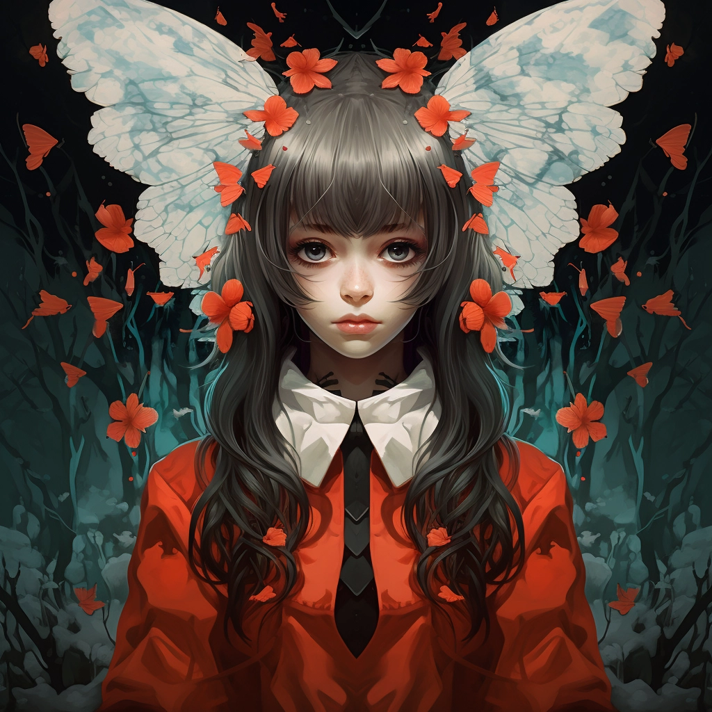 Anime symmetry  
