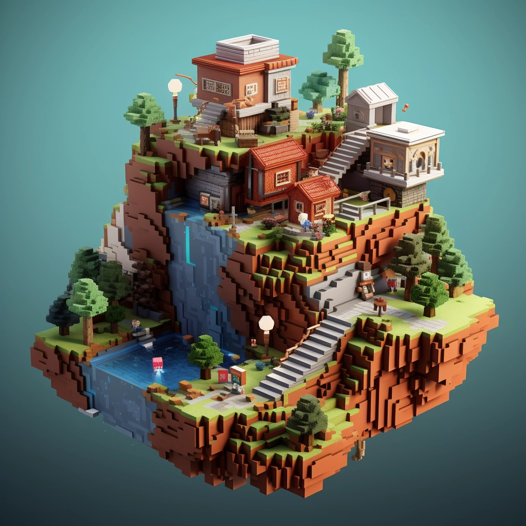 Minecraft pixel art