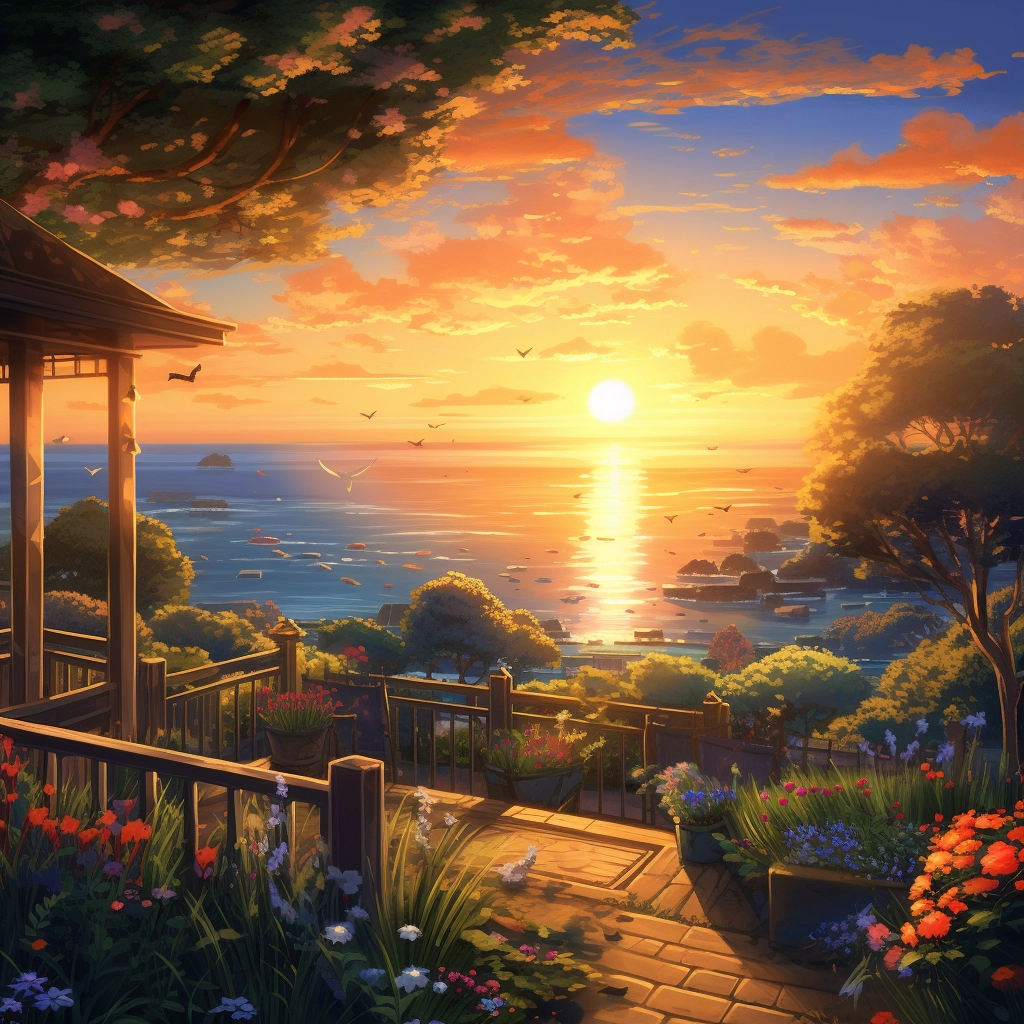 I wanna be the person who sees the sunset every day