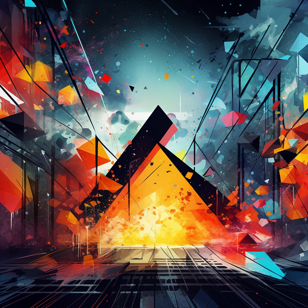 Abstract album art background  