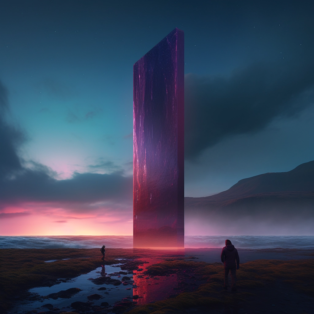 The tower on top of a large wall in the style of bee