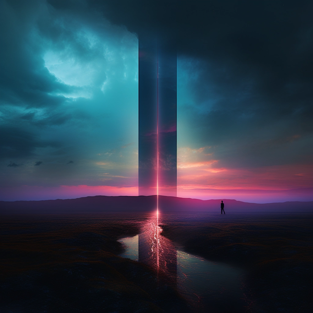 The tower on top of a large wall in the style of bee