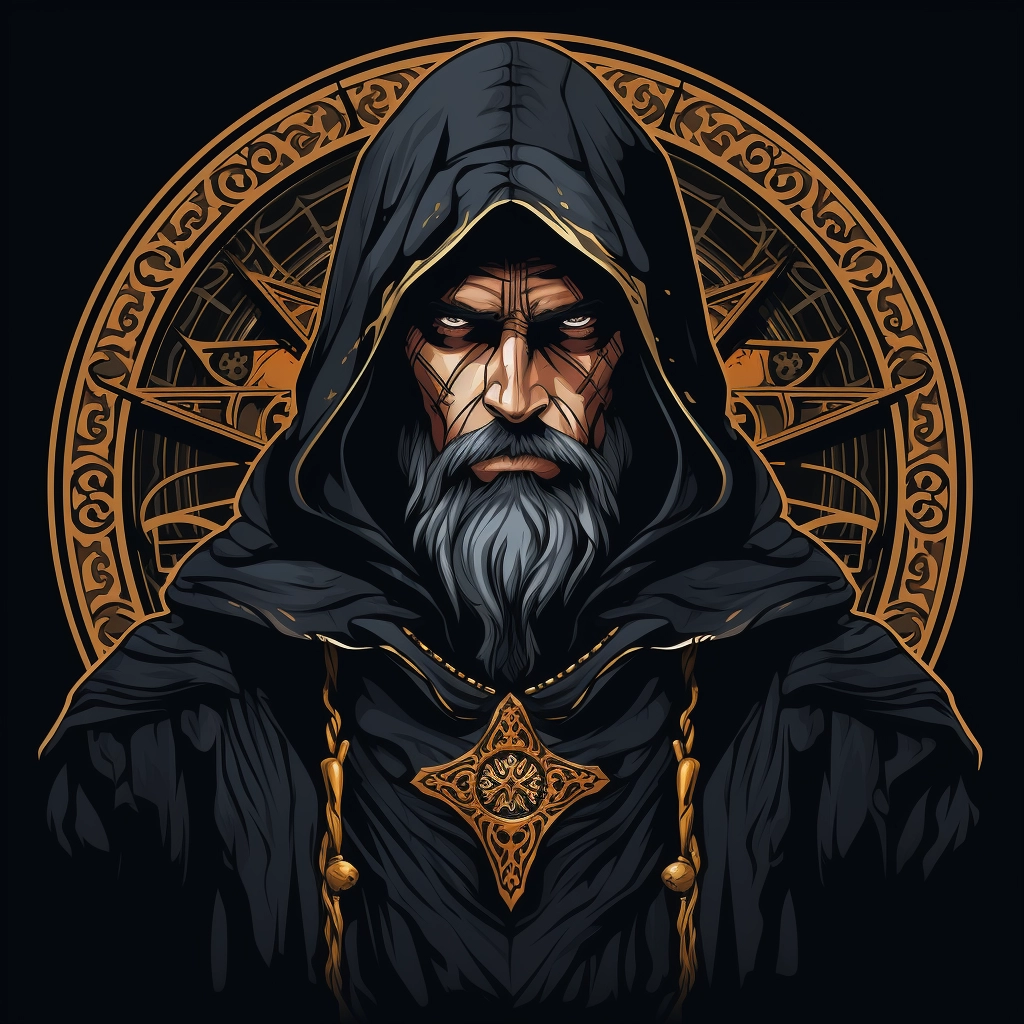 Dark medieval loyalist 2d vector png