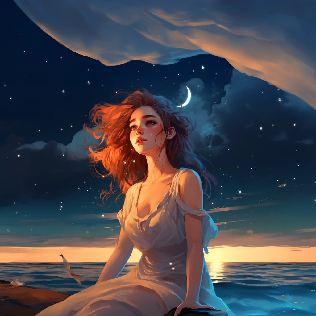 Free summer night sky images 4k in the style of char