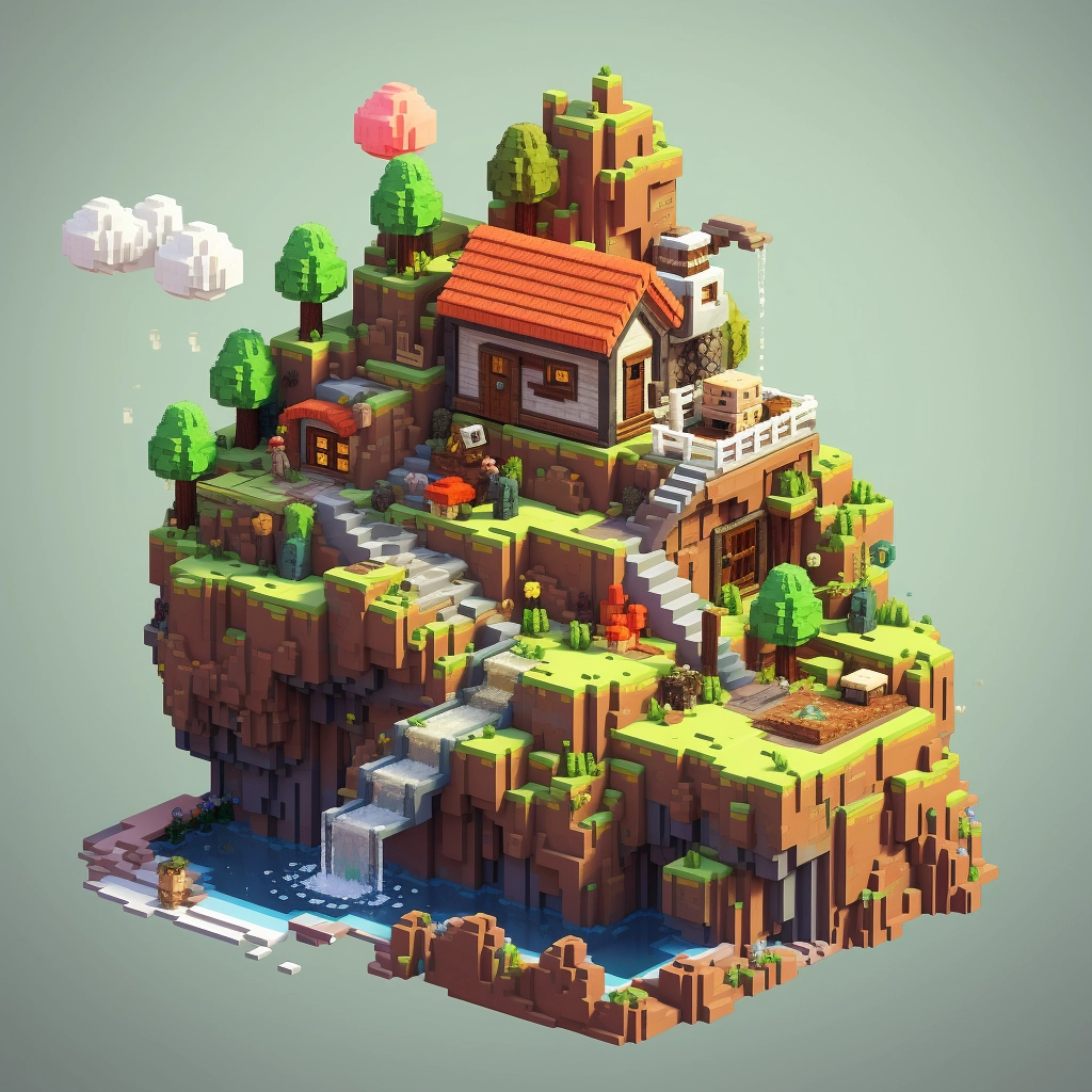 Minecraft pixel art