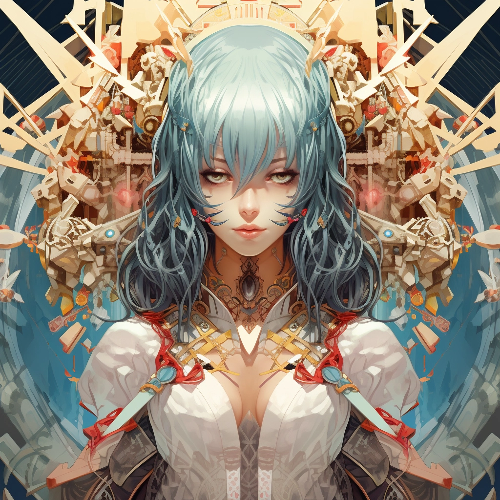 Anime symmetry  