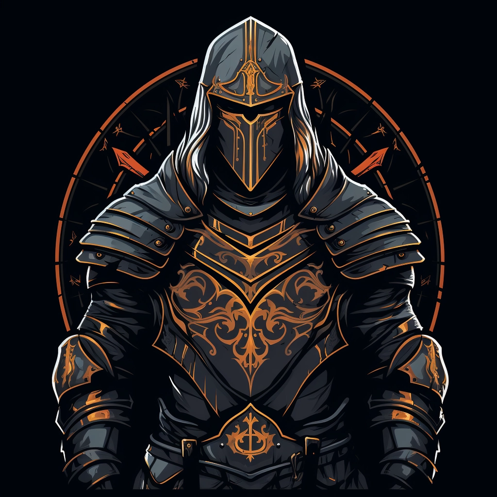 Dark medieval loyalist 2d vector png
