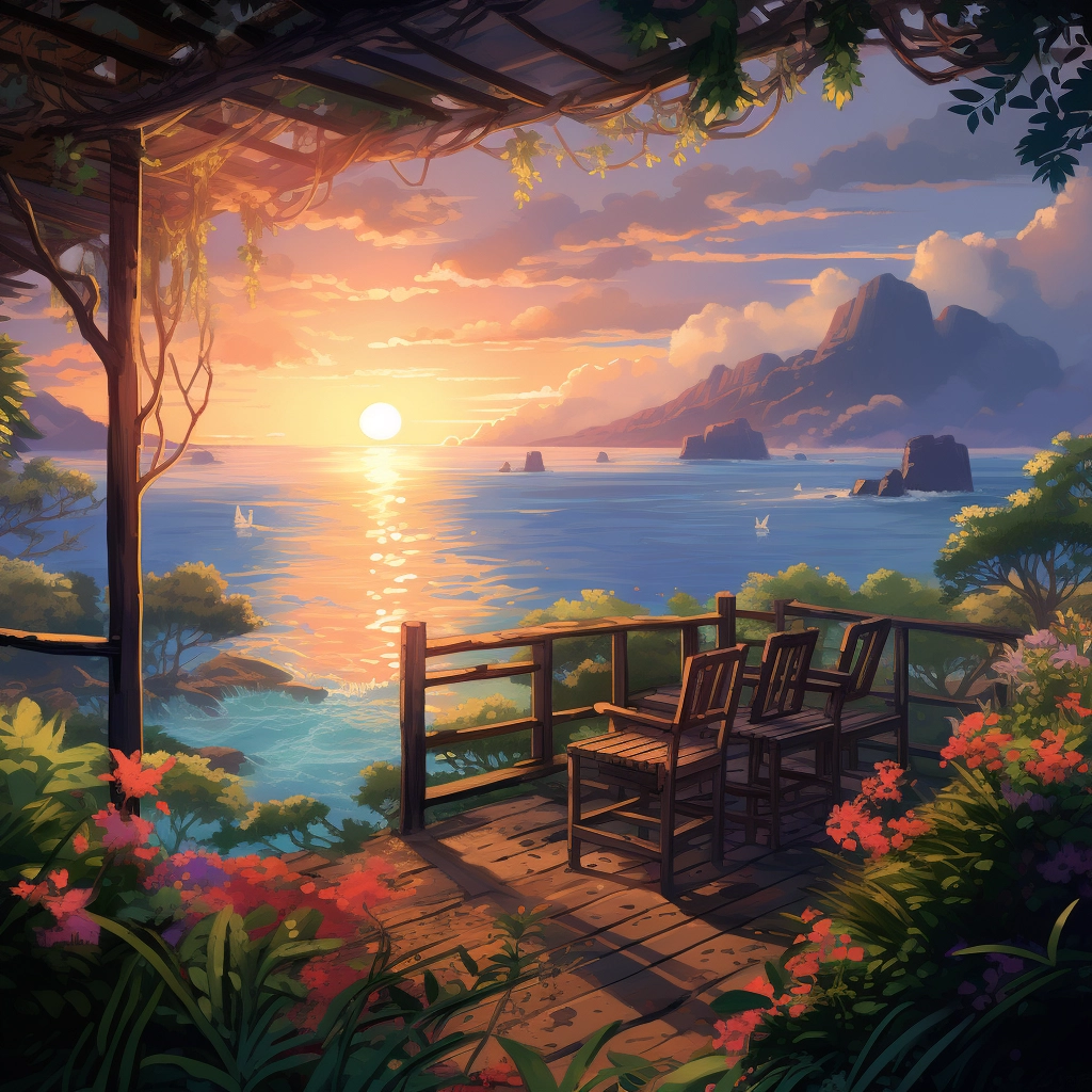 I wanna be the person who sees the sunset every day