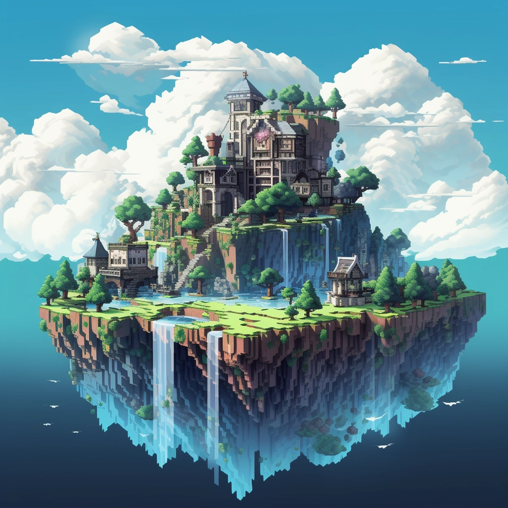 Minecraft pixel art  