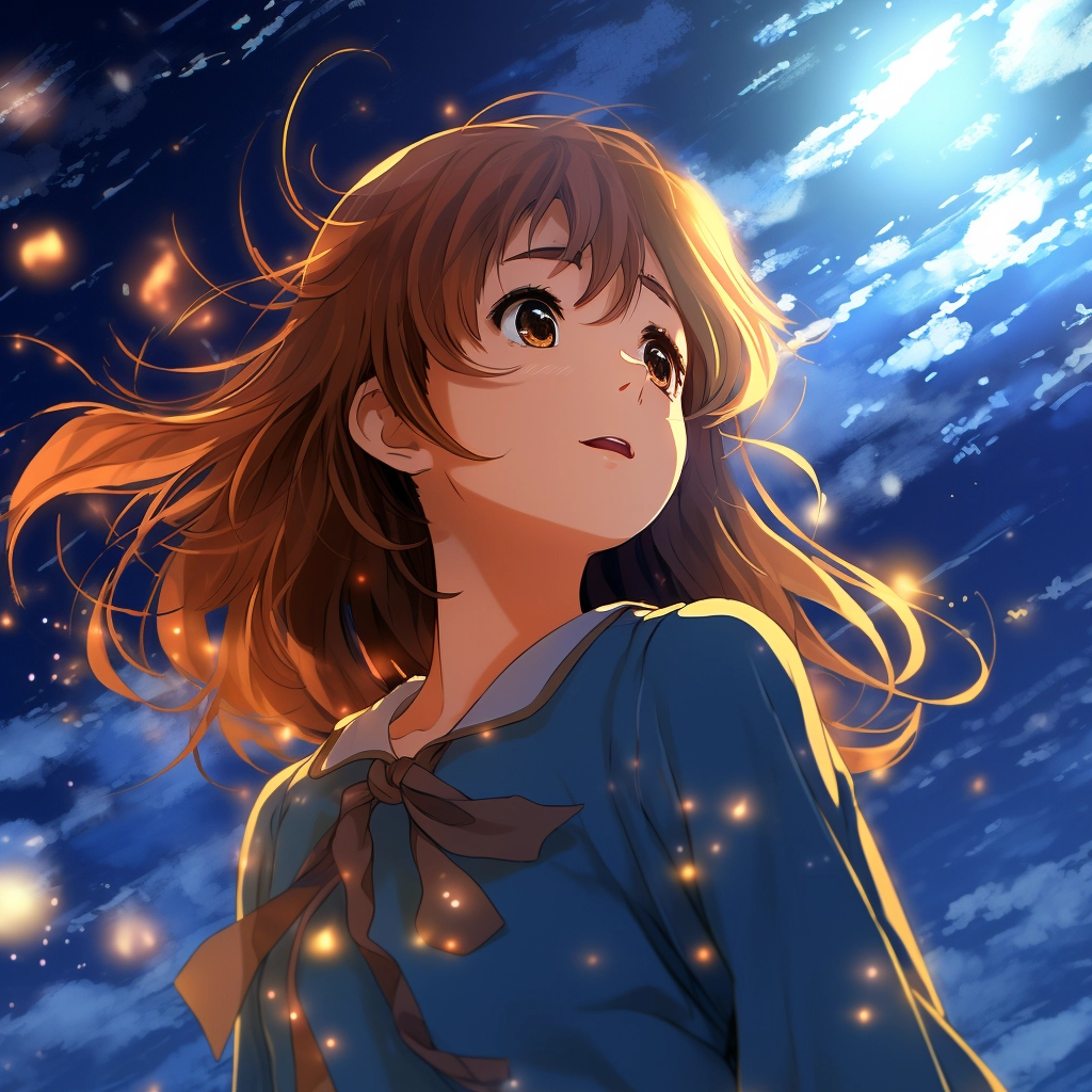 Falling star anime