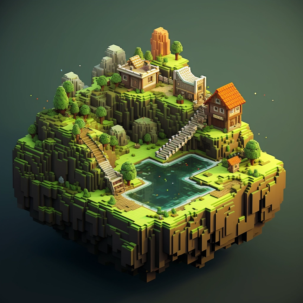 Minecraft pixel art  