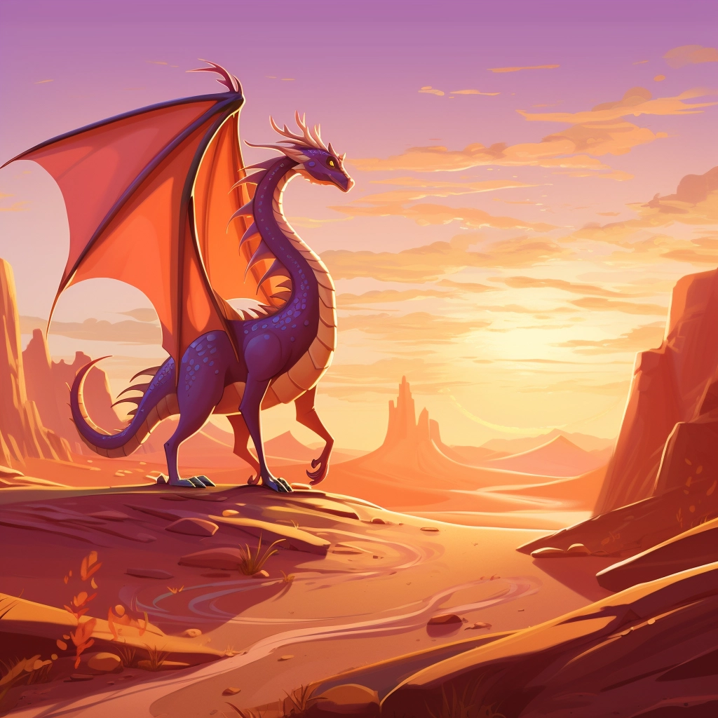 A beautiful illustration of a desert mirage disney a