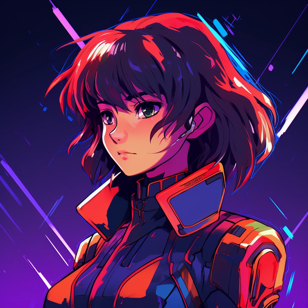 Anime in the style of neon genesis evangelion 5