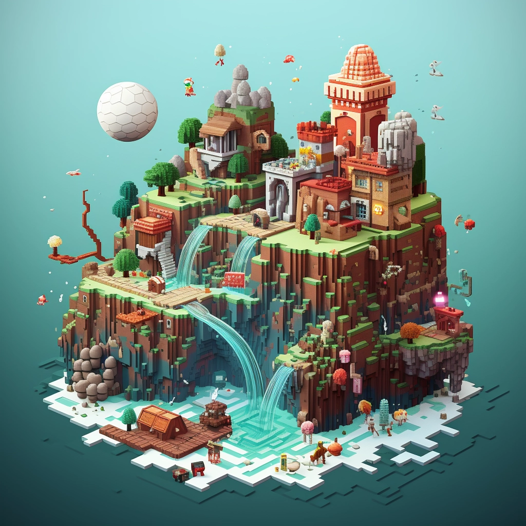 Minecraft pixel art  