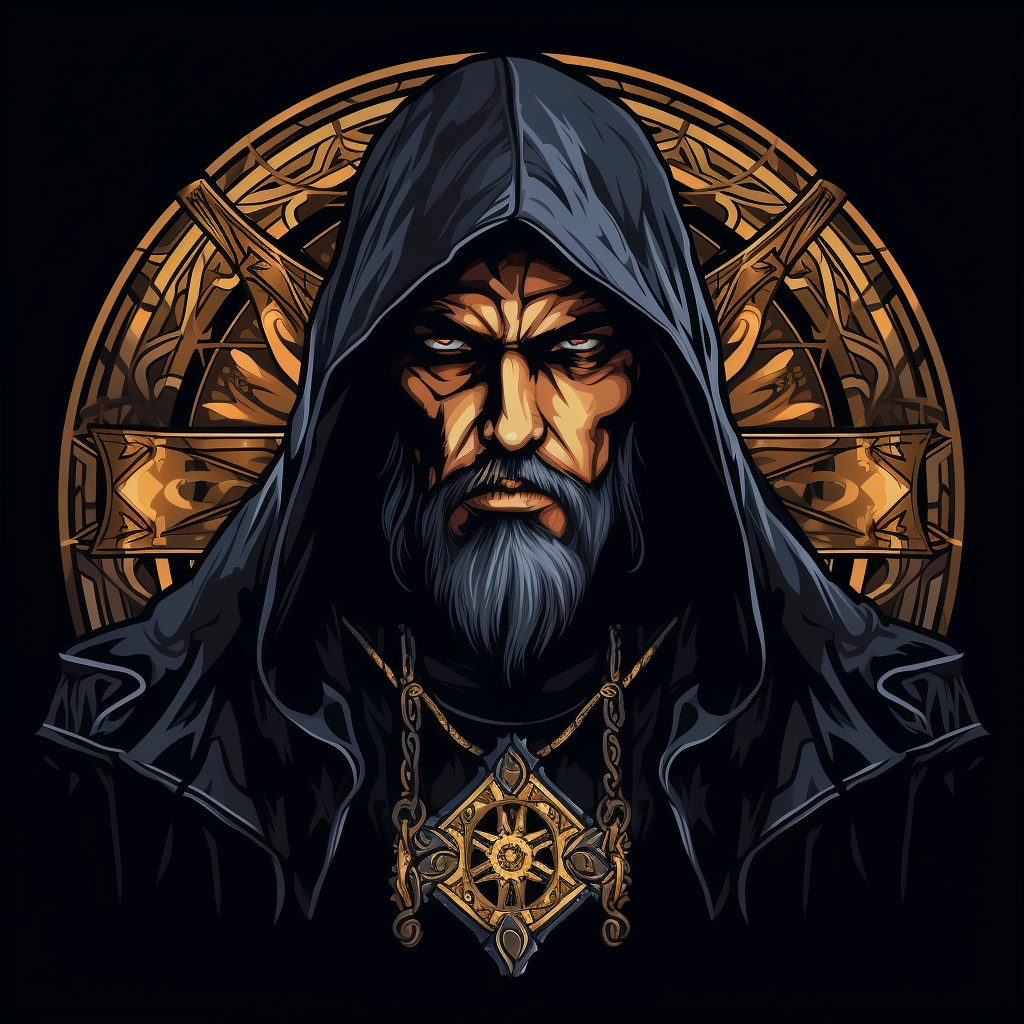 Dark medieval loyalist 2d vector png
