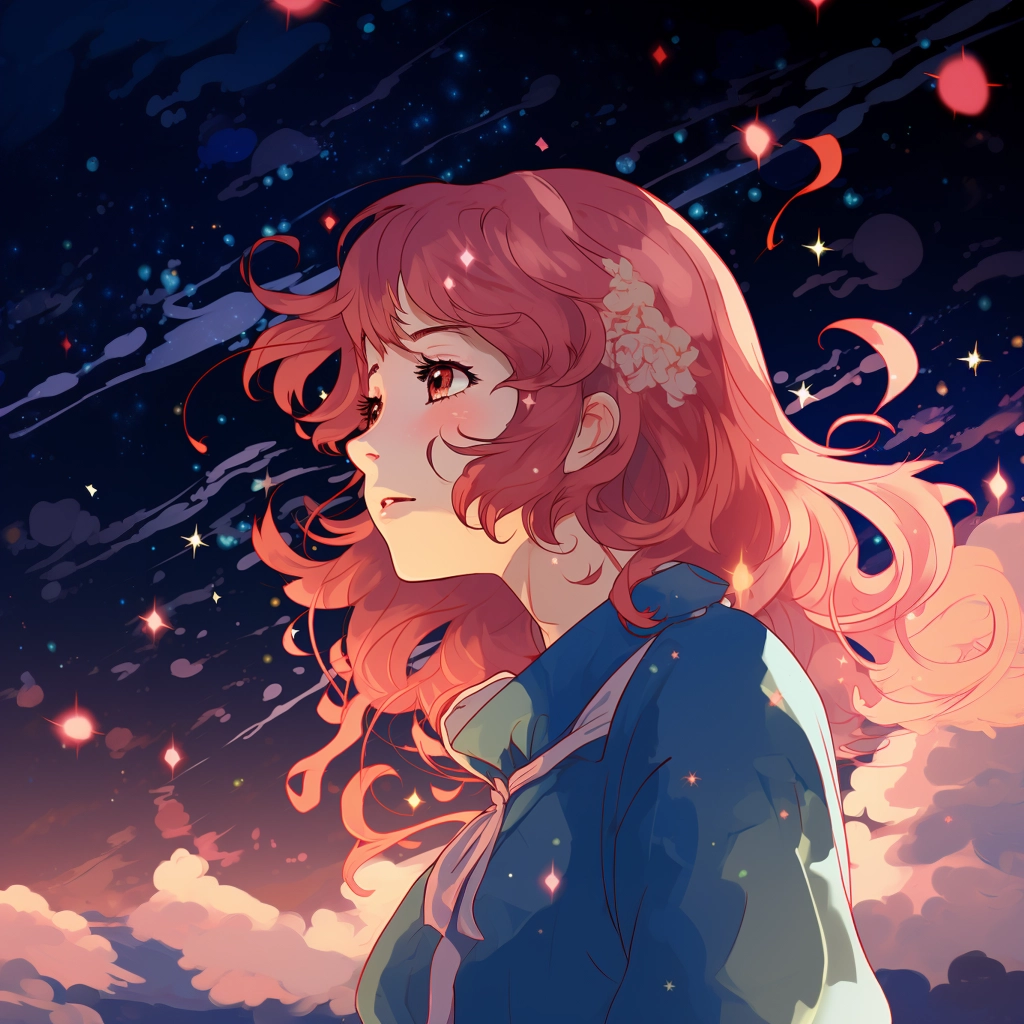 Via lactea 2d vector anime  