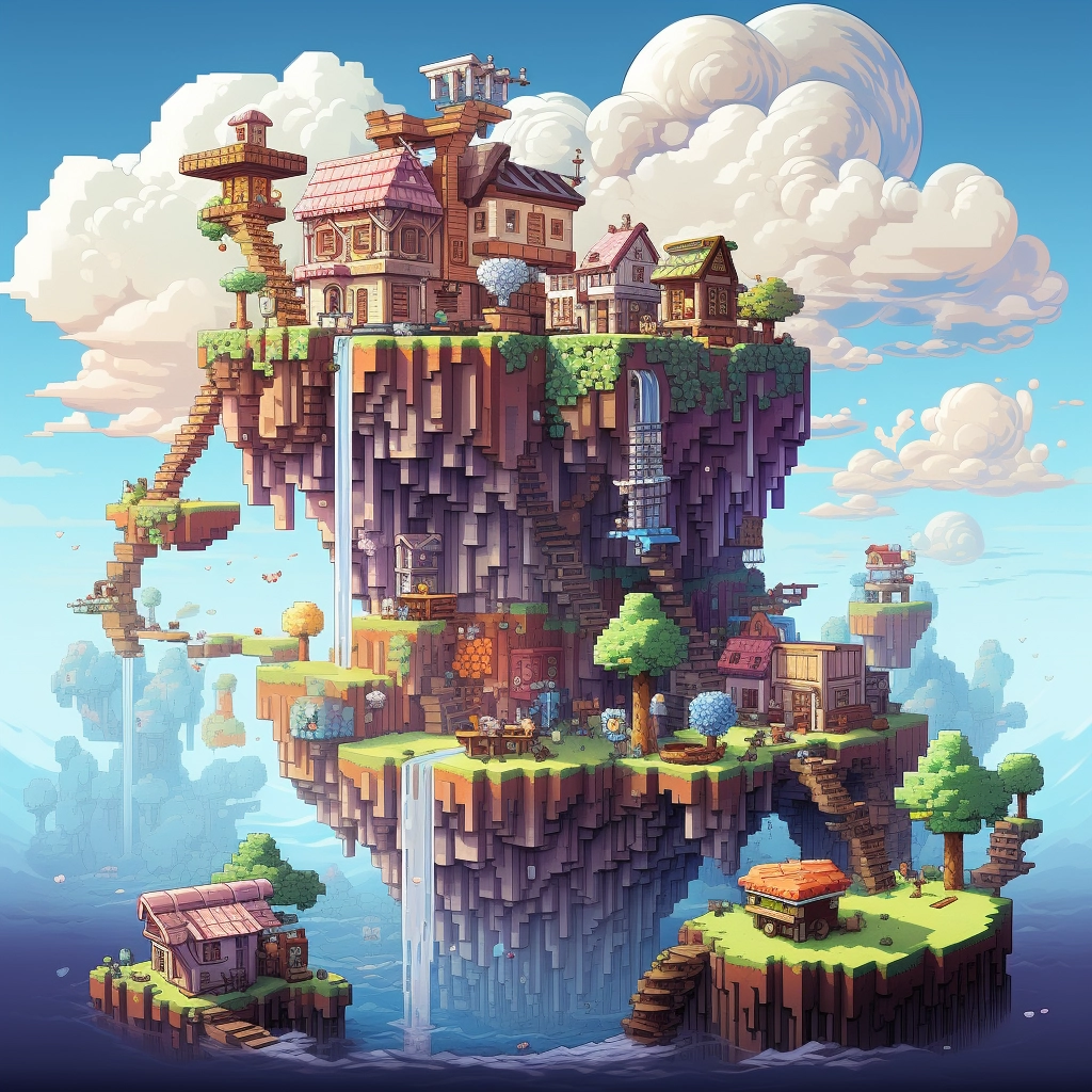 Minecraft pixel art