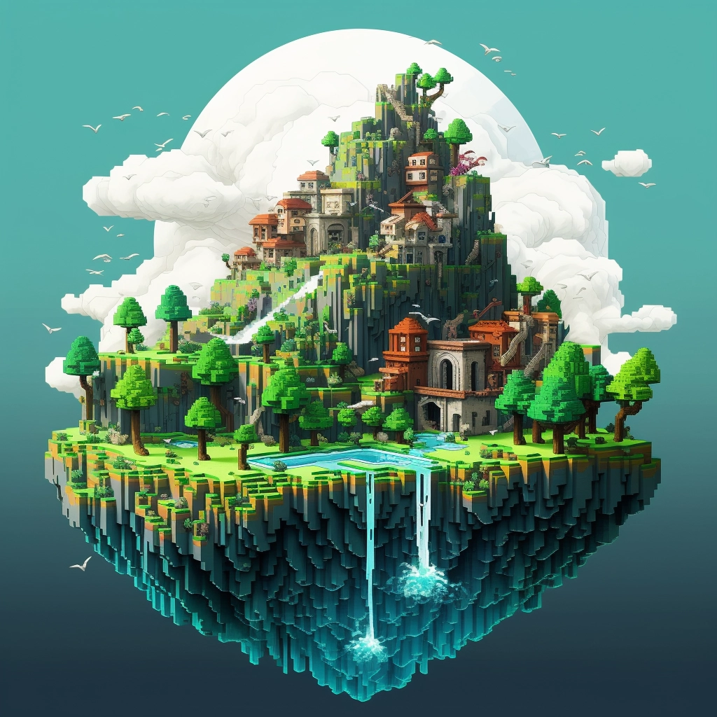 Minecraft pixel art
