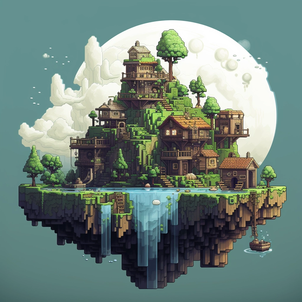 Minecraft pixel art