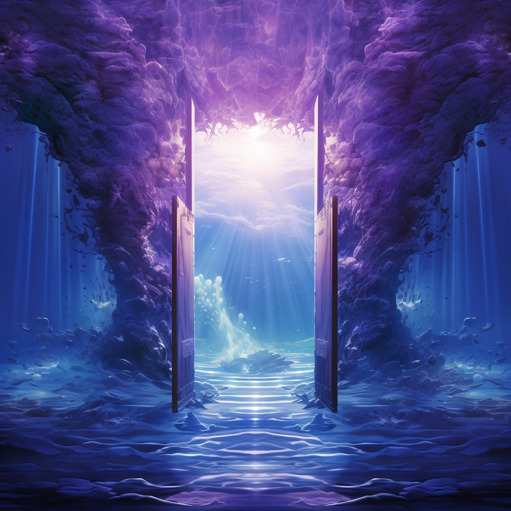 A doorway with sunlight coming through it in the sty