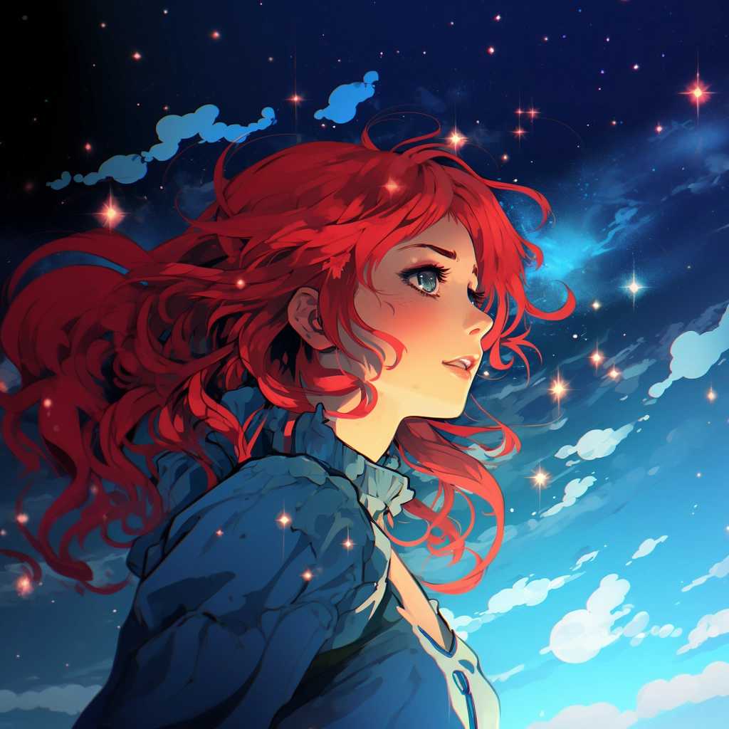 Via lactea 2d vector anime