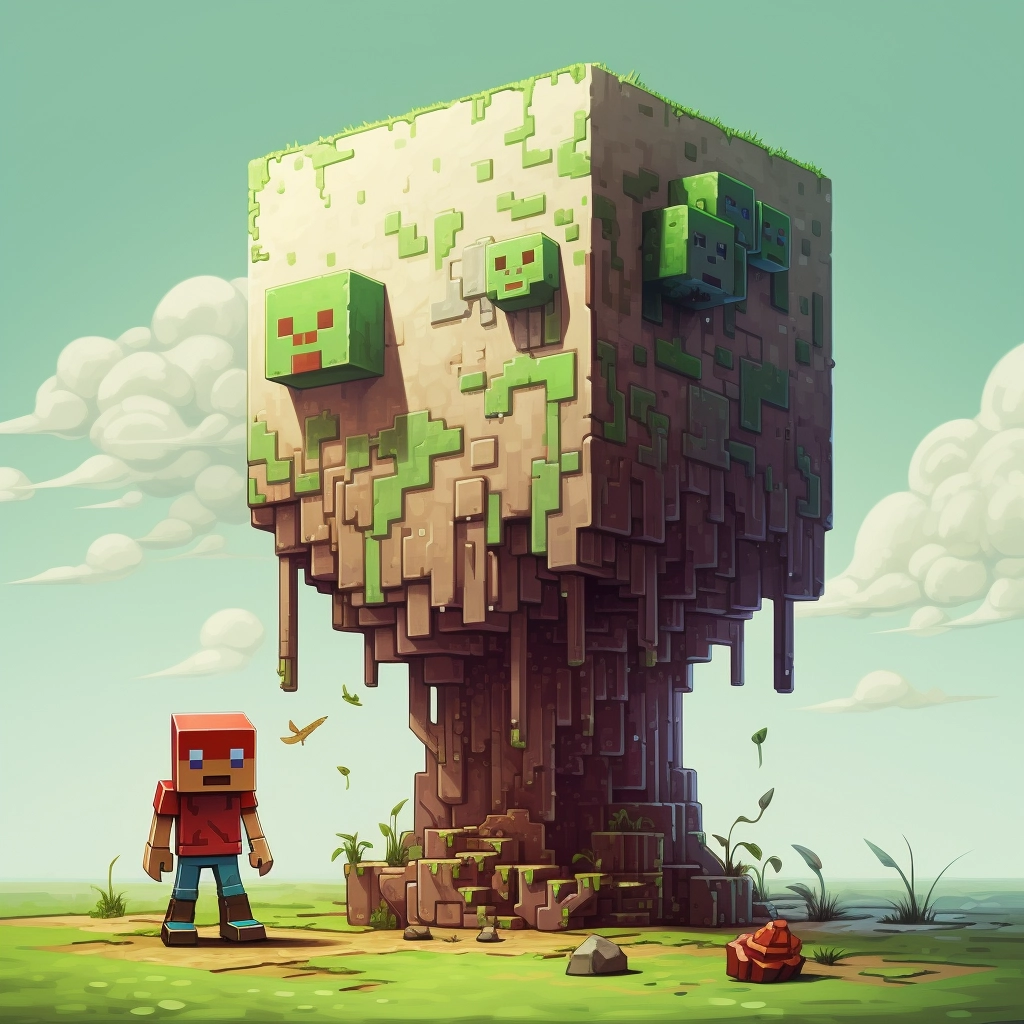 Minecraft pixel art