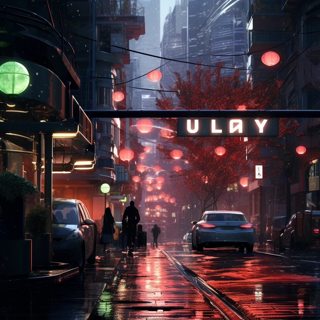 Lvr waiting for you in the style of pulpy sci-fi ang