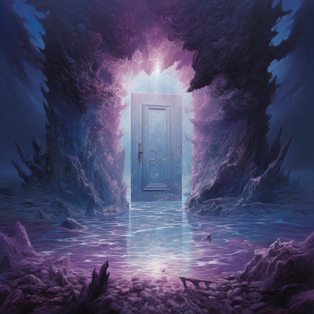 A doorway with sunlight coming through it in the sty