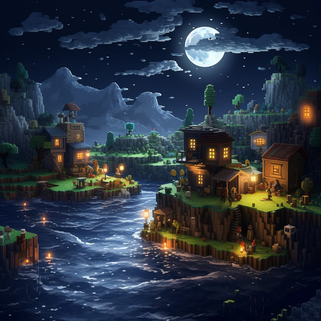 Minecraft pixel art  