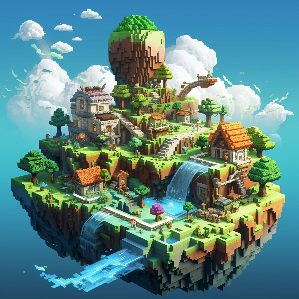 Minecraft pixel art