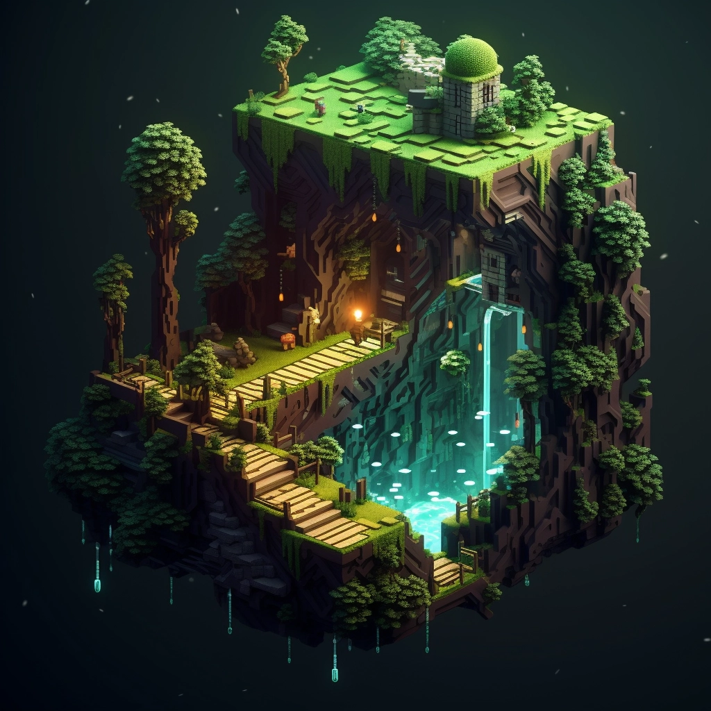 Minecraft pixel art  