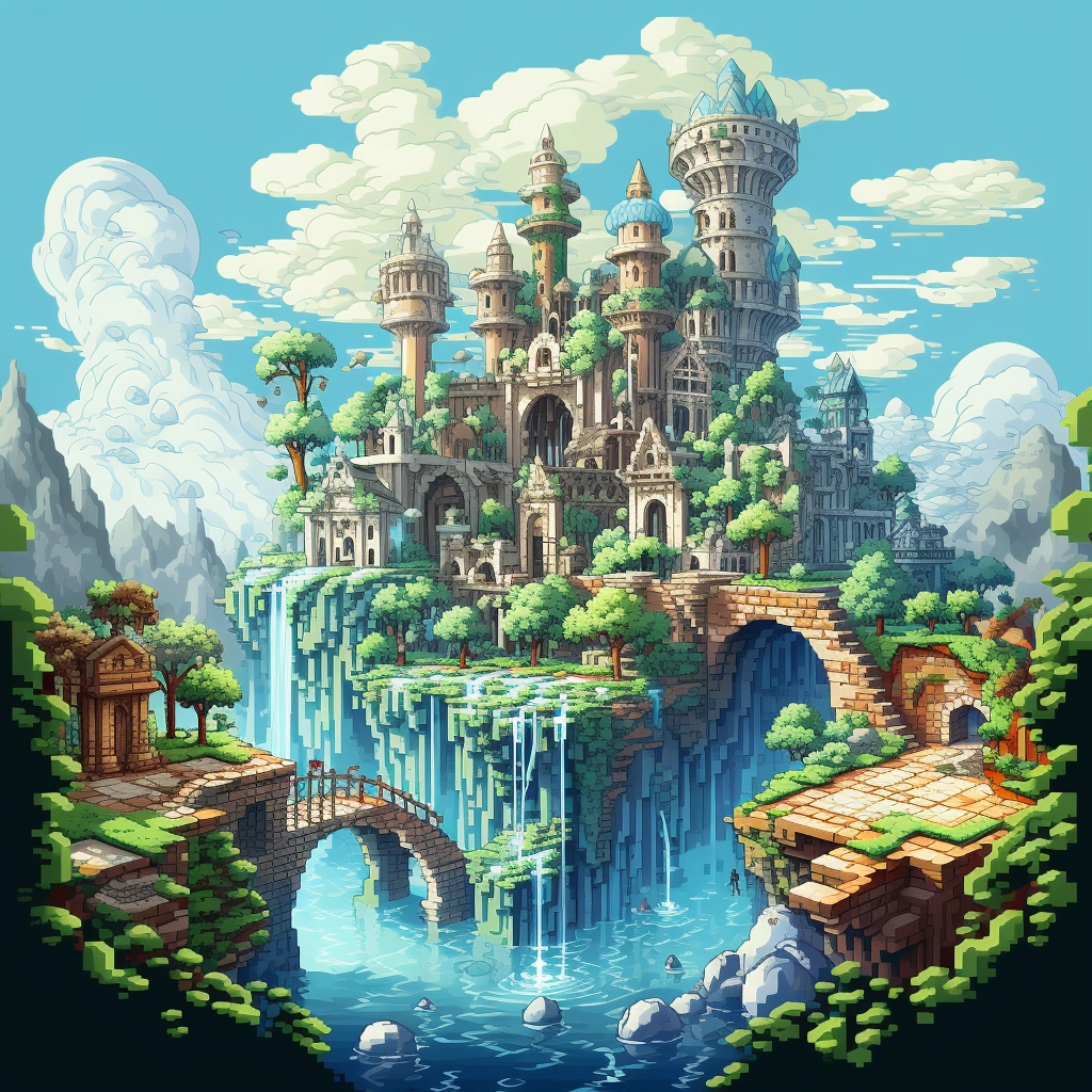 Minecraft pixel art