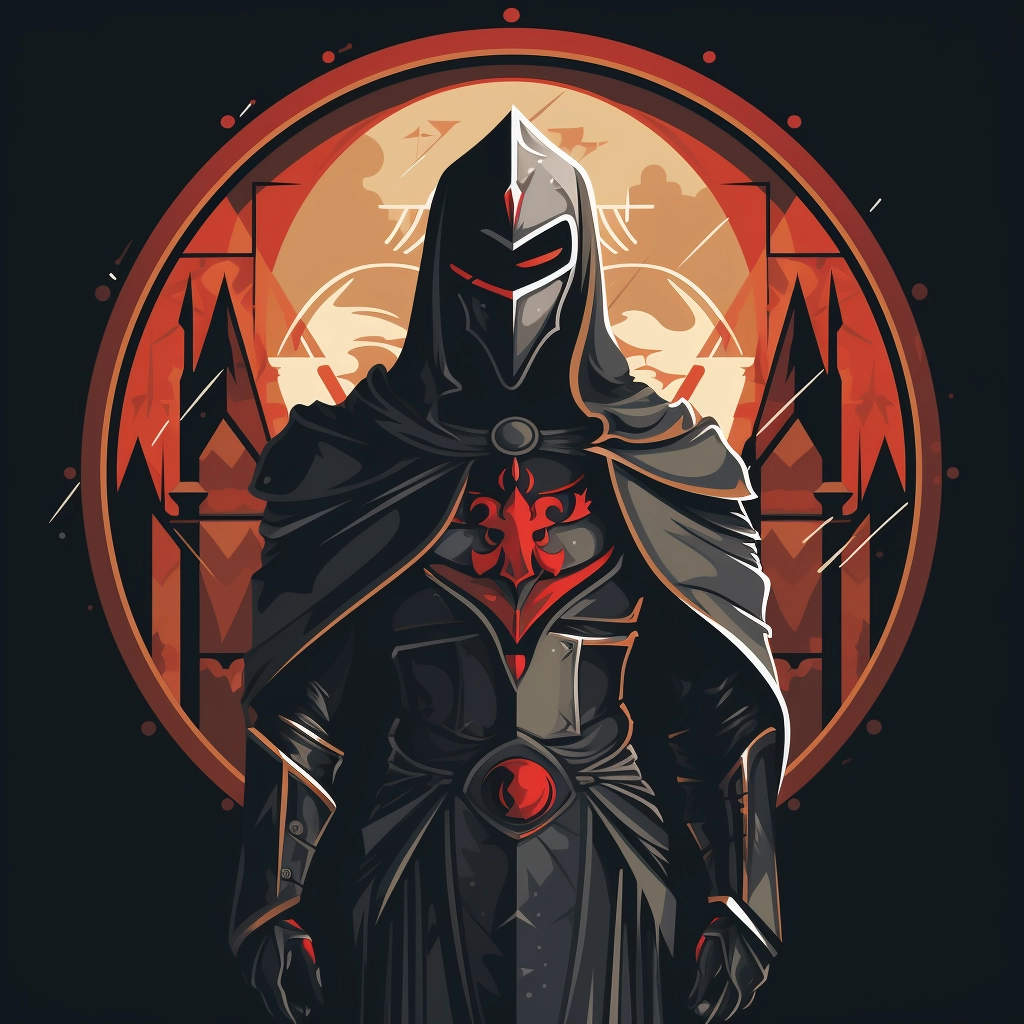 Dark medieval loyalist 2d vector png