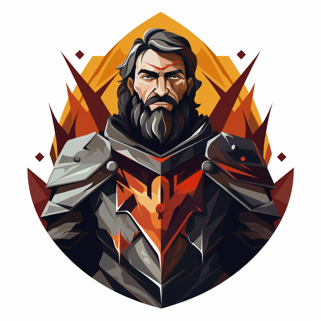 Dark medieval loyalist 2d vector png  