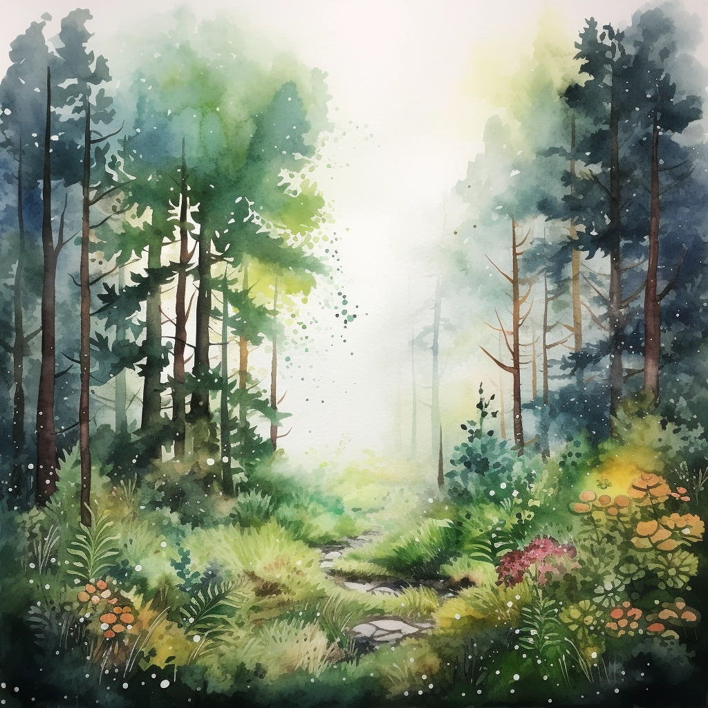Background watercolour  